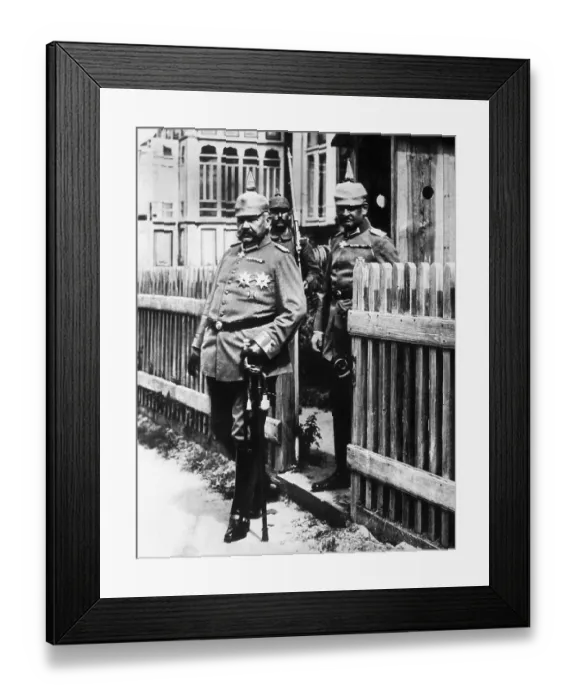 Framed Print : Paul von Hindenberg and Erich Ludendorff Framed Print : Paul von Hindenberg and Erich Ludendorff