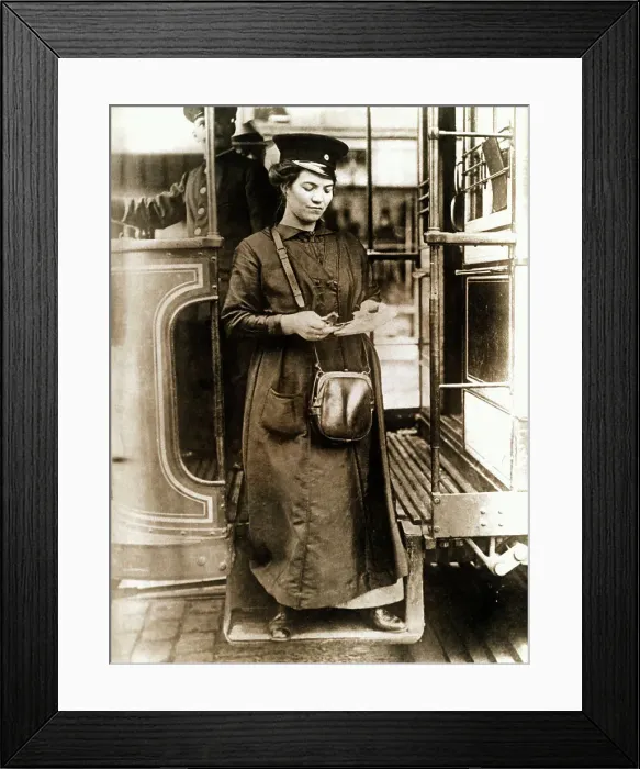 Framed Print : Street Conducter In Germany World War I Framed Print : Street Conducter In Germany World War I