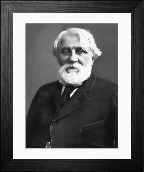Framed Print : Portrait Of Ivan Turgenev Framed Print : Portrait Of Ivan Turgenev