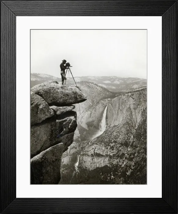 Framed Print : Photographer In Yosemite Valley Framed Print : Photographer In Yosemite Valley