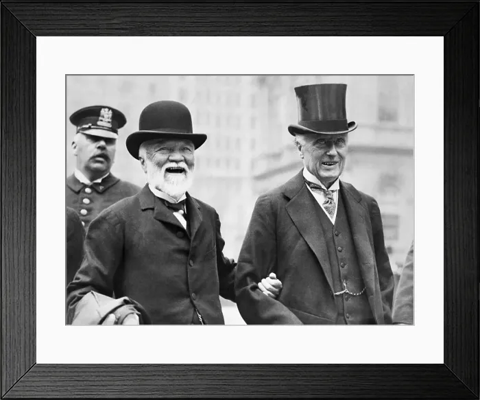 Framed Print : Andrew Carnnegie And Lord Weardale Framed Print : Andrew Carnnegie And Lord Weardale
