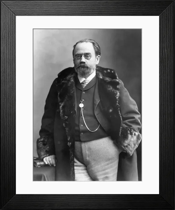 Framed Print : French Novelist Emile Zola Framed Print : French Novelist Emile Zola