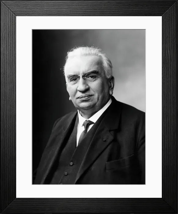 Framed Print : Louis Lumiere; Head And Shoulder