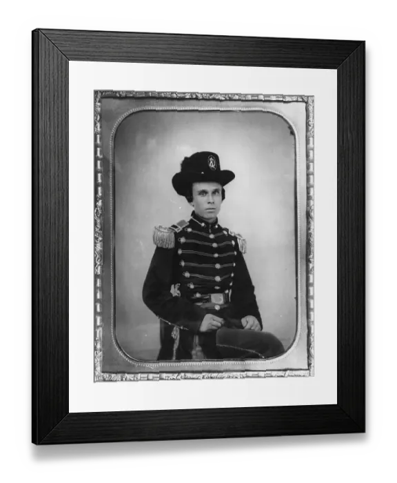 Framed Print : Portrait Of A Confederate Cadet Framed Print : Portrait Of A Confederate Cadet