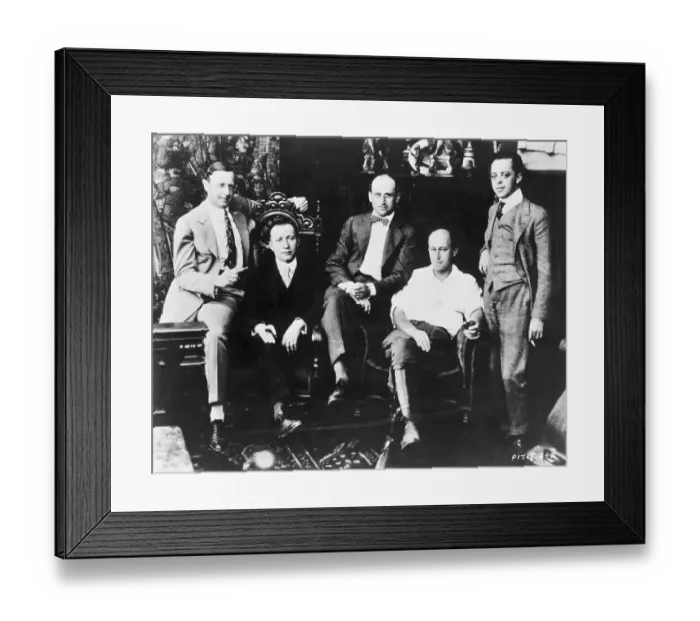 Framed Print : Adolph Zukor With Associates Framed Print : Adolph Zukor With Associates