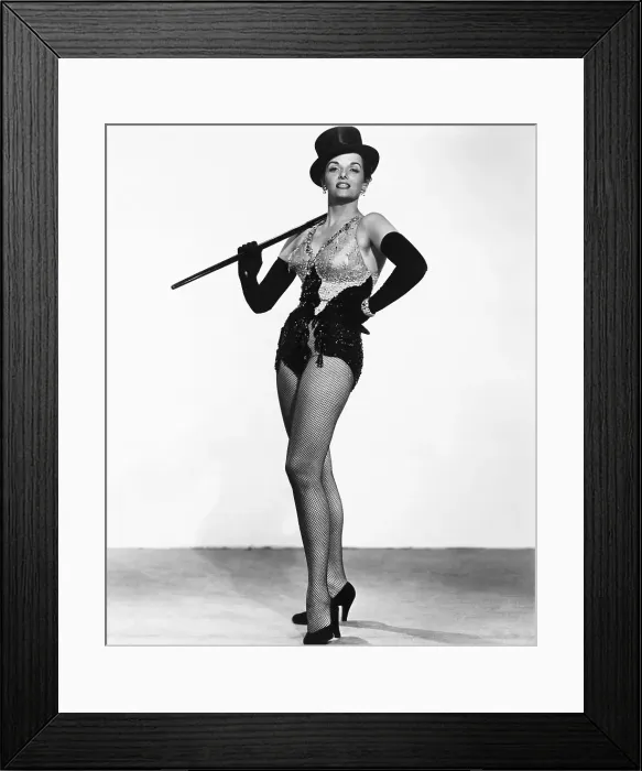 Framed Print : Jane Russell In Costume With Top Hat Framed Print : Jane Russell In Costume With Top Hat