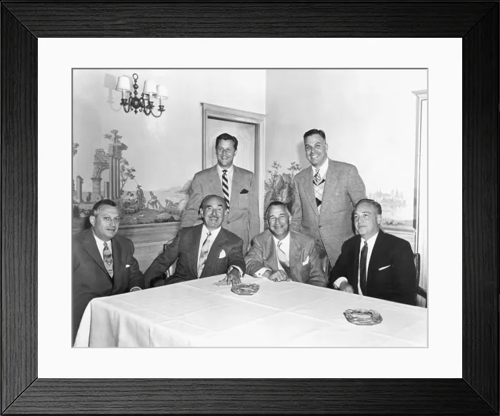 Framed Print : Studiop Executives Of M-G-M Framed Print : Studiop Executives Of M-G-M
