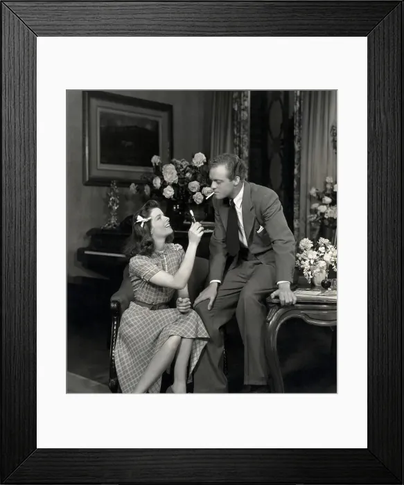 Framed Print : Katharine Hepburn And Van Heflin Framed Print : Katharine Hepburn And Van Heflin