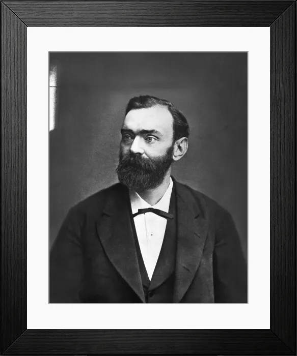 Framed Print : Alfred Nobel Framed Print : Alfred Nobel