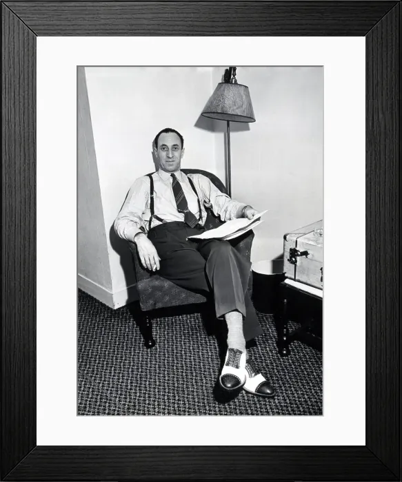 Framed Print : Leader Of Longshoreman'S Union Seated Framed Print : Leader Of Longshoreman'S Union Seated