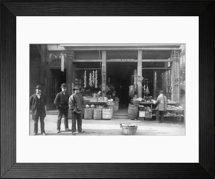 Framed Print : Food Store in Chinatown Framed Print : Food Store in Chinatown