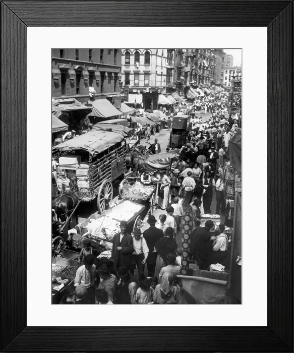 Framed Print : People In The Street Market Framed Print : People In The Street Market
