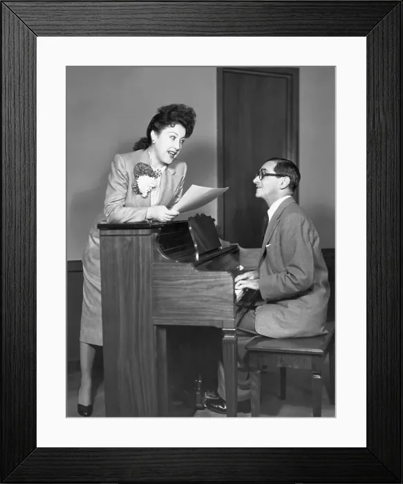 Framed Print : Ethal Merman Sings To Irving Berlin Framed Print : Ethal Merman Sings To Irving Berlin