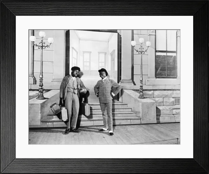 Framed Print : Actors Bert Williams And George Walker Framed Print : Actors Bert Williams And George Walker