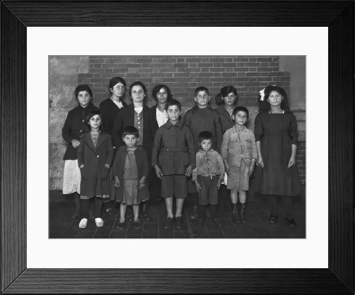 Framed Print : Group Of Armenian Immigrants Framed Print : Group Of Armenian Immigrants