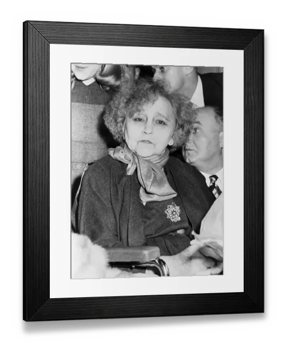 Framed Print : Author Colette In Her Apartment Framed Print : Author Colette In Her Apartment
