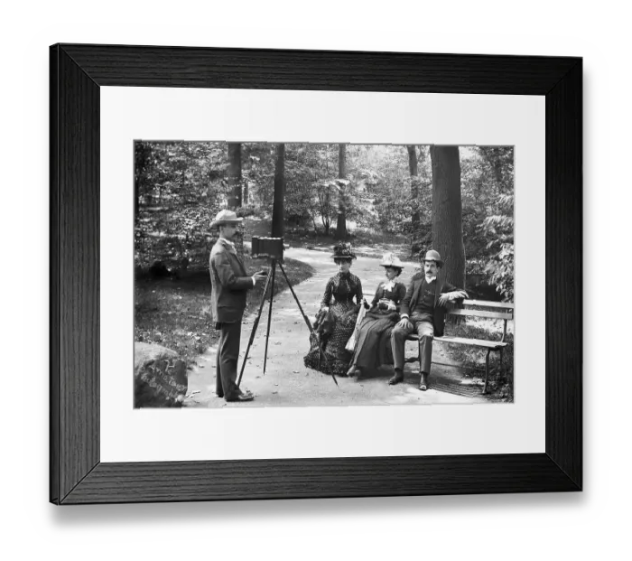 Framed Print : Family Photo in Central Park Framed Print : Family Photo in Central Park