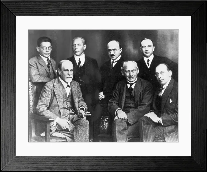Framed Print : Freud With Peers In Berlin