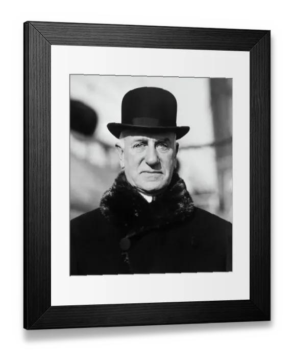 Framed Print : Solomon Guggenheim, Headshot Framed Print : Solomon Guggenheim, Headshot