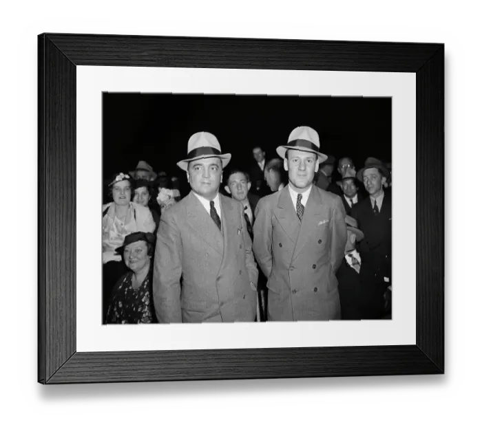 Framed Print : J. Edgar Hoover And Clyde Tolson Framed Print : J. Edgar Hoover And Clyde Tolson