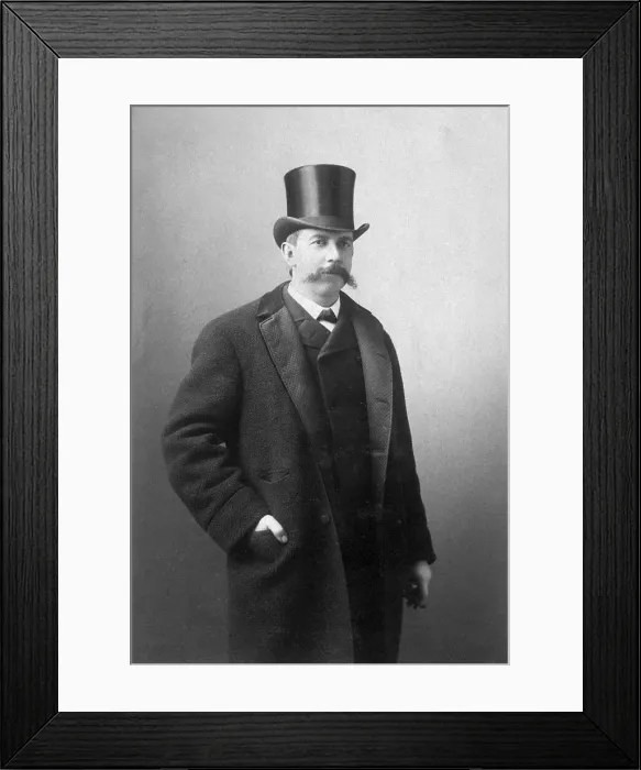 Framed Print : E.W. Scripps Wearing Top Hat Framed Print : E.W. Scripps Wearing Top Hat