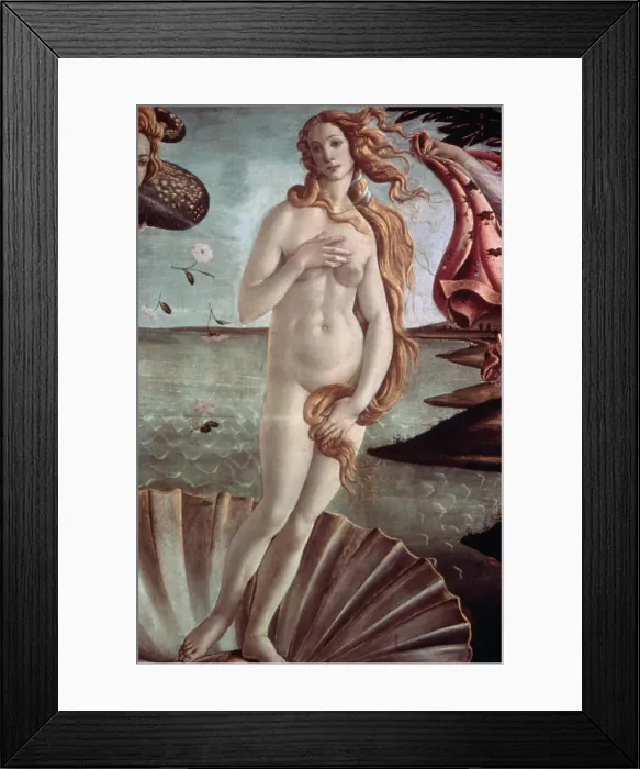Framed Print : Detail of The Birth of Venus by Sandro Botticelli Framed Print : Detail of The Birth of Venus by Sandro Botticelli