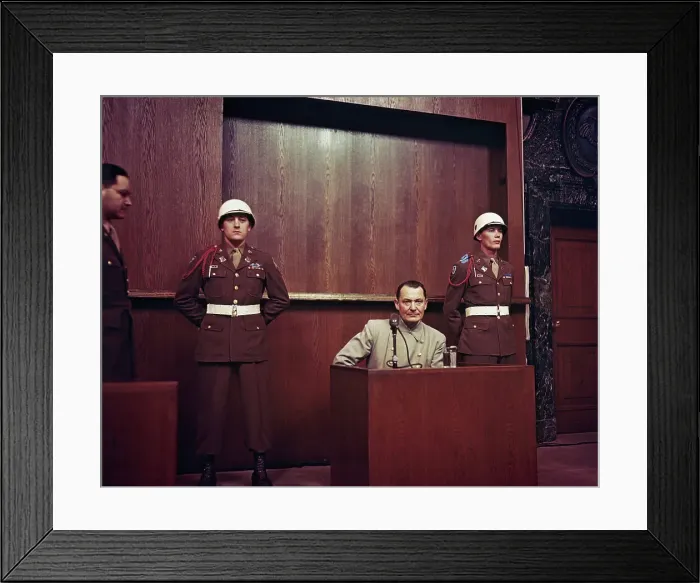 Framed Print : Hermann Goering at Nuremberg Trial Framed Print : Hermann Goering at Nuremberg Trial