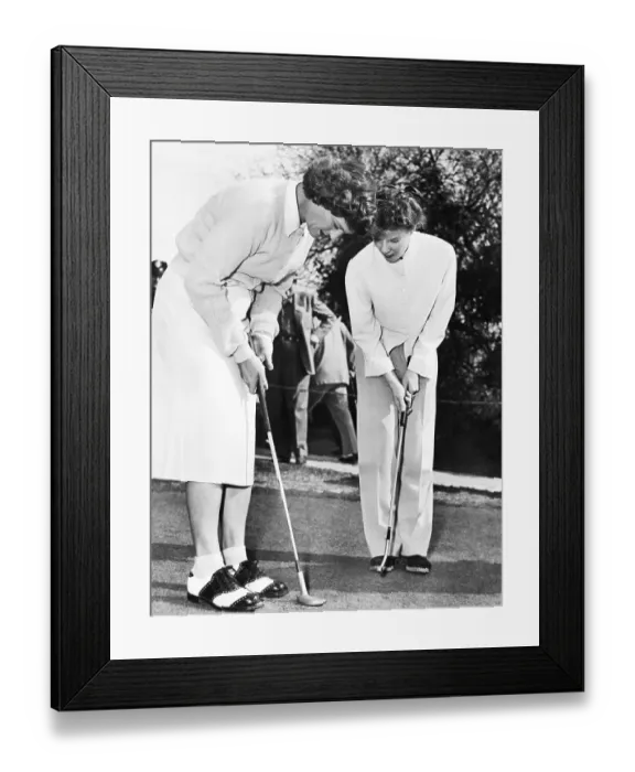 Framed Print : Babe Didrikson W / Katharine Hepburn Framed Print : Babe Didrikson W / Katharine Hepburn