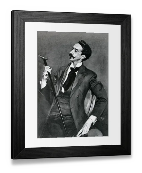 Framed Print : Count Robert de Montesquiou by Giovanni Boldini