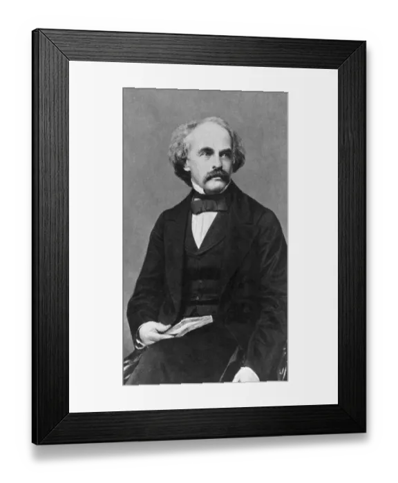 Framed Print : Nathaniel Hawthorne Seated Framed Print : Nathaniel Hawthorne Seated