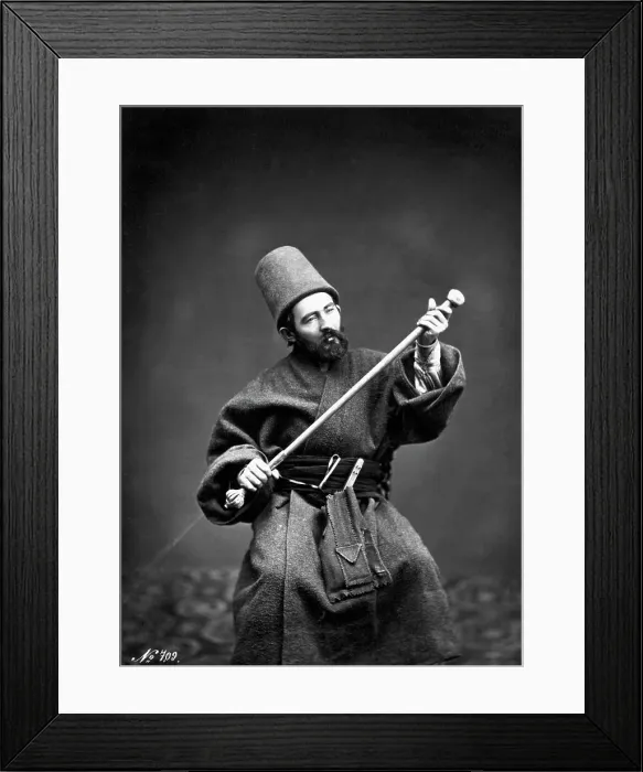 Framed Print : Man Wearing Middle Eastern Clothing Framed Print : Man Wearing Middle Eastern Clothing