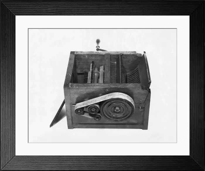 Framed Print : Model of Eli Whitney's Cotton Gin Framed Print : Model of Eli Whitney's Cotton Gin
