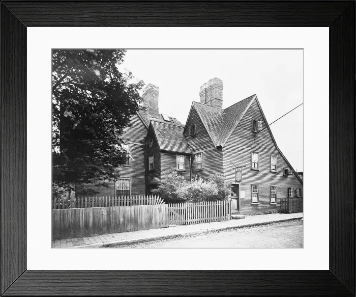 Framed Print : House That Was Subject Of Hawthorne Novel Framed Print : House That Was Subject Of Hawthorne Novel