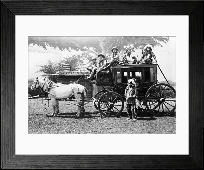 Framed Print : Stagecoach Used In Wild West Show Framed Print : Stagecoach Used In Wild West Show