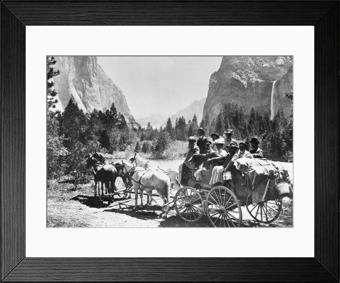 Framed Print : Carriage in Yosemite Park Framed Print : Carriage in Yosemite Park
