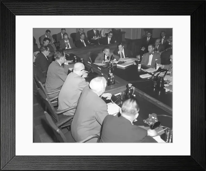 Framed Print : Lionel Stander On Trial;Communist Invest Framed Print : Lionel Stander On Trial;Communist Invest