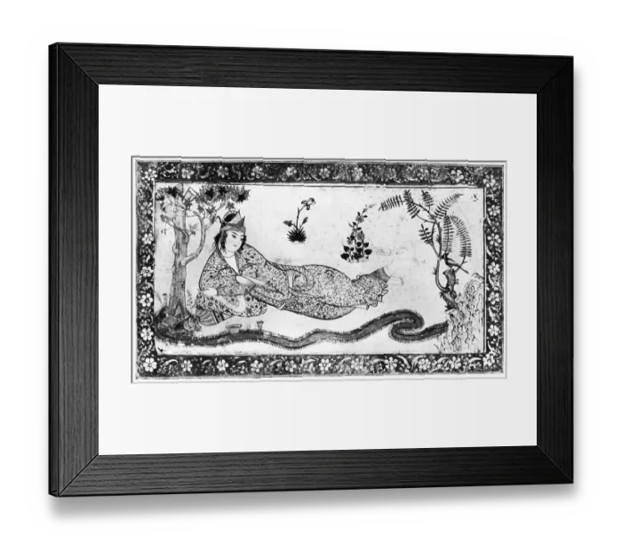 Framed Print : Persian Miniature Of Queen Of Sheba