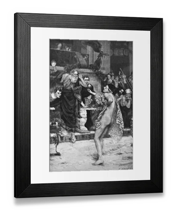 Framed Print : Spartan, Ladas Falls Dead After Victory Framed Print : Spartan, Ladas Falls Dead After Victory