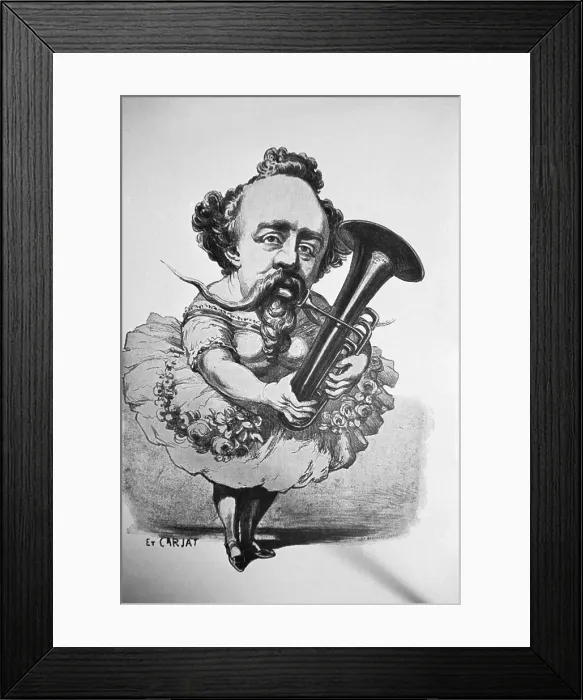 Framed Print : Adolphe Sax - Inventor Of The Saxophone Framed Print : Adolphe Sax - Inventor Of The Saxophone