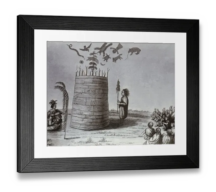 Framed Print : Indian Initiation Ceremony Framed Print : Indian Initiation Ceremony