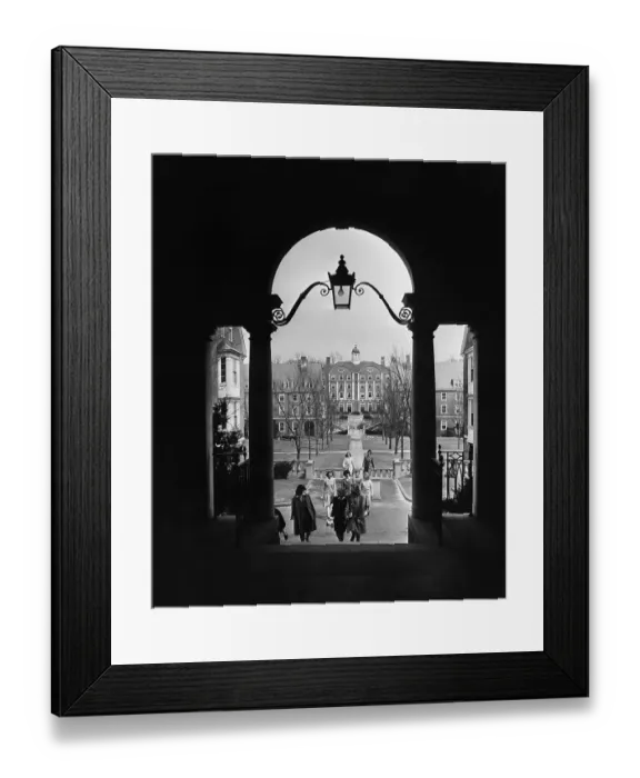 Framed Print : Dormitory Entrance at Smith College Framed Print : Dormitory Entrance at Smith College