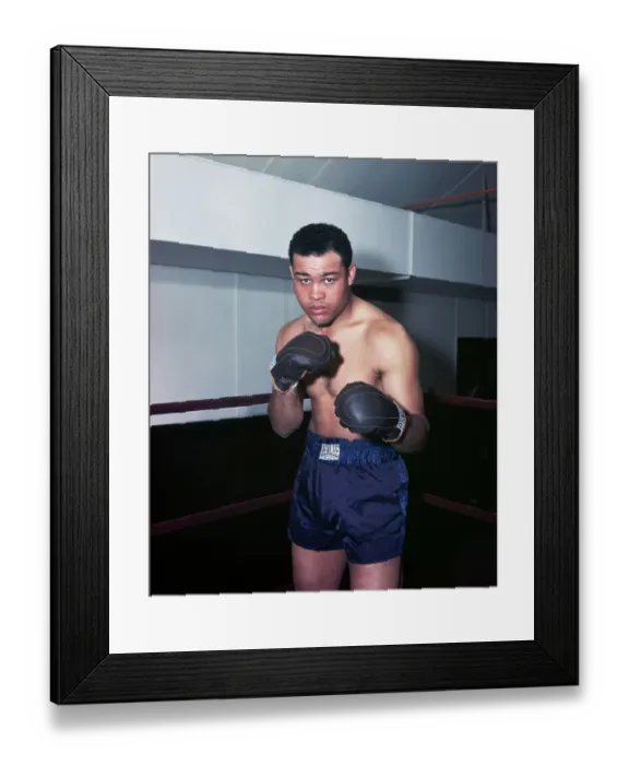 Framed Print : Joe Louis Ready to Box