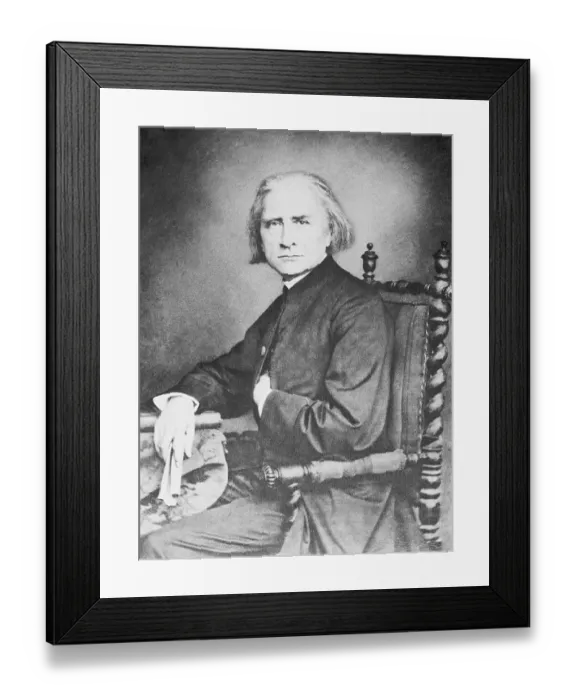 Framed Print : Liszt, Franz. Undated Photograph Framed Print : Liszt, Franz. Undated Photograph