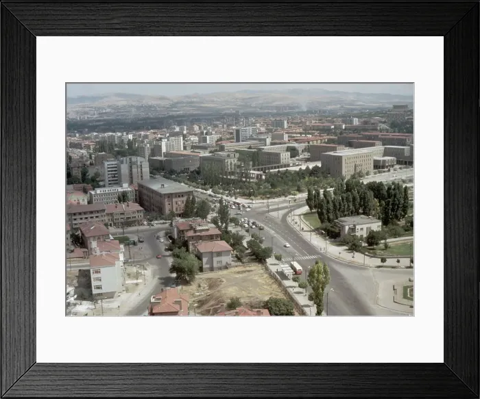 Framed Print : Aerial View Ankara, Turkey Framed Print : Aerial View Ankara, Turkey