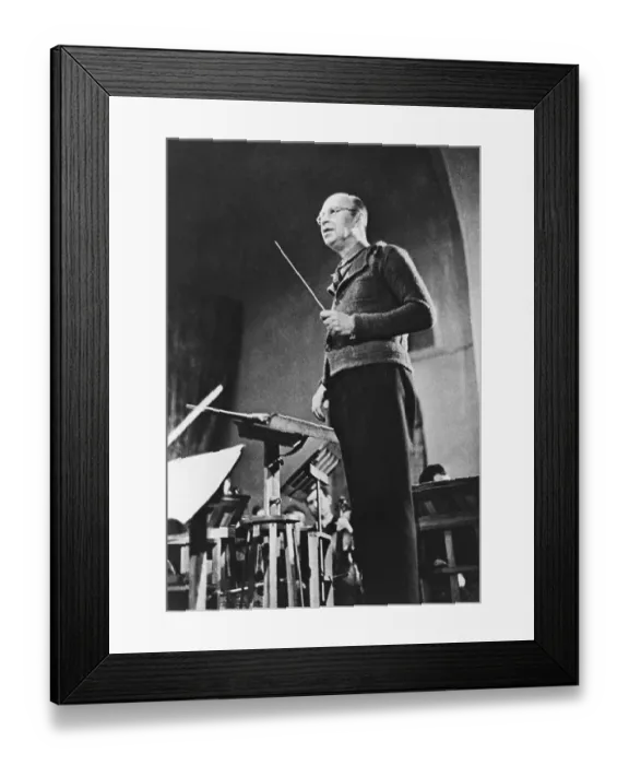 Framed Print : Composer Sergi Prokofieff Framed Print : Composer Sergi Prokofieff