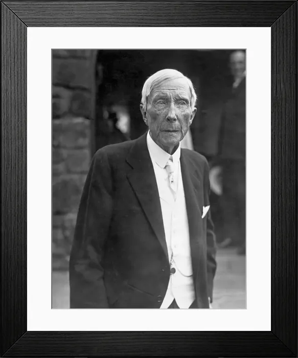 Framed Print : John D. Rockefeller on his 83rd Birthday Framed Print : John D. Rockefeller on his 83rd Birthday