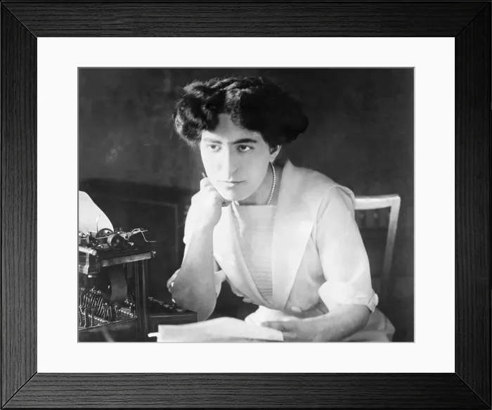 Framed Print : Portrait Of Edna Ferber, Author Framed Print : Portrait Of Edna Ferber, Author