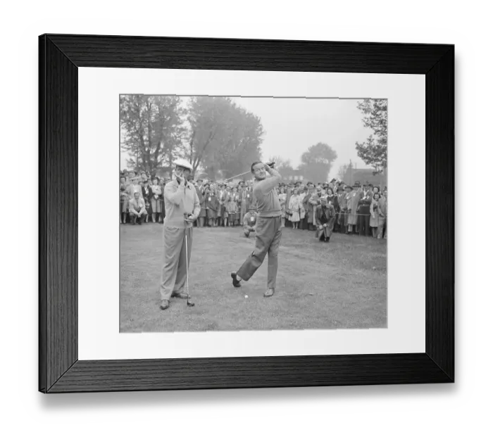 Framed Print : Bing Crosby and Bob Hope Goofing and Golfing Framed Print : Bing Crosby and Bob Hope Goofing and Golfing