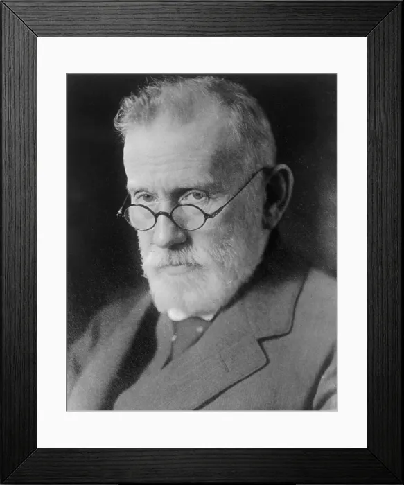 Framed Print : Portrait Of German Professor Paul Ehrlic Framed Print : Portrait Of German Professor Paul Ehrlic
