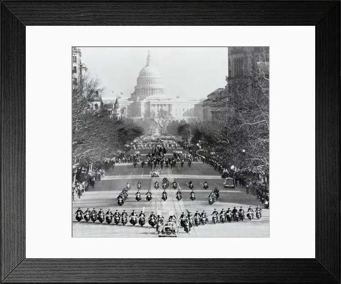 Framed Print : President Truman'S Inauguration Parade Framed Print : President Truman'S Inauguration Parade